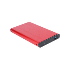 SATA 2.5'' HDD SSD diska ietvars USB 3.0 sarkans