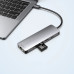USB-C sadalītājs uz 3 x USB 3.0, HDMI, audio, LAN, PD, SD un TF portiem