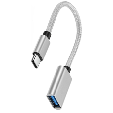 Adapteris USB-C uz USB 3.0 sudraba ar vadu