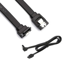 SATA III HDD SSD kabelis 6Gbps 40cm taisns/90 grādu melns