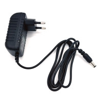 Barošanas bloks AC 110-240V DC 12V 2A konektors 2.5mm/5.5mm ar zilu LED indikatoru