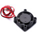 Dzesēšanas ventilators 25x25x10mm, bezsuku, DC 5V, savienotājs: PH2.0-2Pin