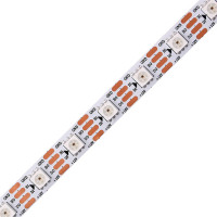 LED lente RGB WS2815 12V 60 LED/m IP30 balta