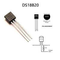 Temperatūras sensors Dallas DS18B20 TO-92