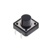 Poga bez fiksācijas THT 4pin 12x12mm 8mm augstums