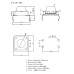 Poga bez fiksācijas THT 4pin 12x12mm 8mm augstums