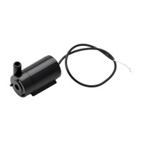 Ūdens sūknis DC 3-5V 100-200mA pacelšana 0.3-0.8m plūsma 1.2-1.6 l/min melns horizontāls