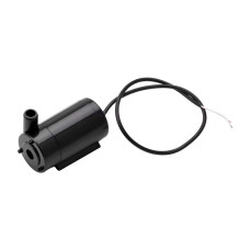 Ūdens sūknis DC 3-5V 100-200mA pacelšana 0.3-0.8m plūsma 1.2-1.6 l/min melns horizontāls